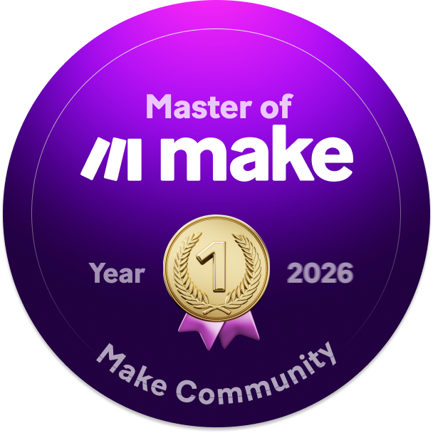 Master of Make 2026 badge